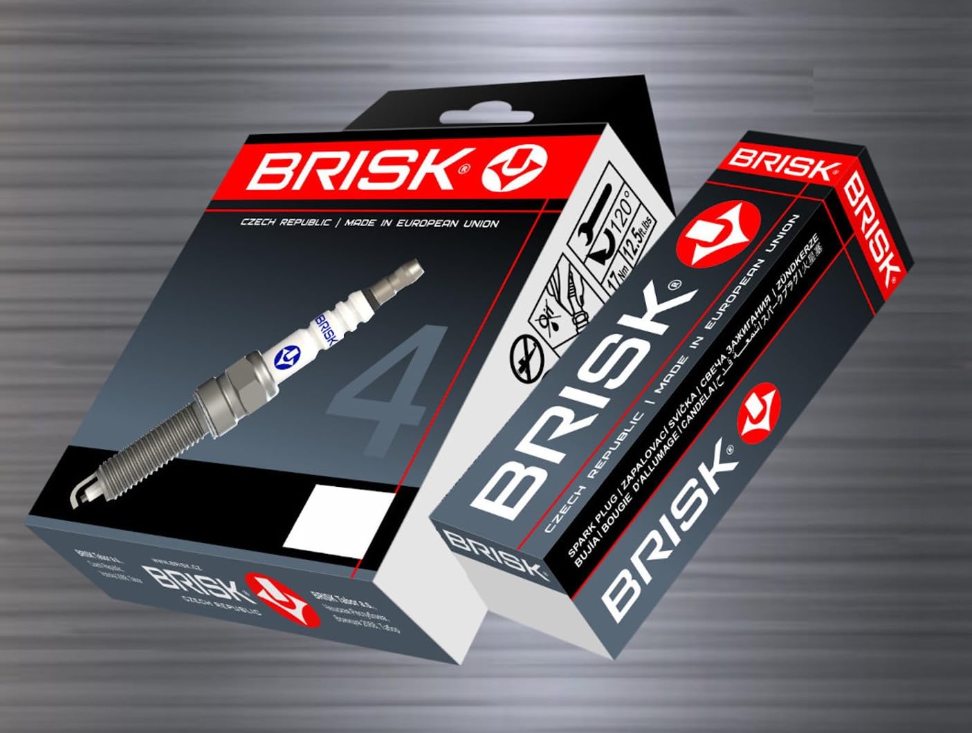 BRISK Platin DR15YP-1 1401 Candele d'accensione, set di 4
