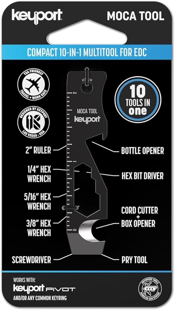 Amazon.co.jp: Keyport MOCA 10-in-1 キーチェーン マルチツール