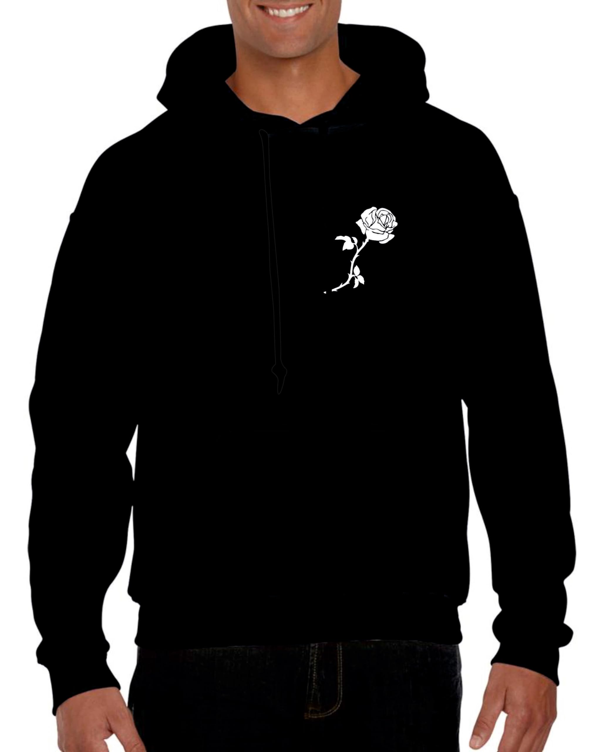 Felpa Cappuccio e tascone Hoodie LIBERATO Rosa Logo