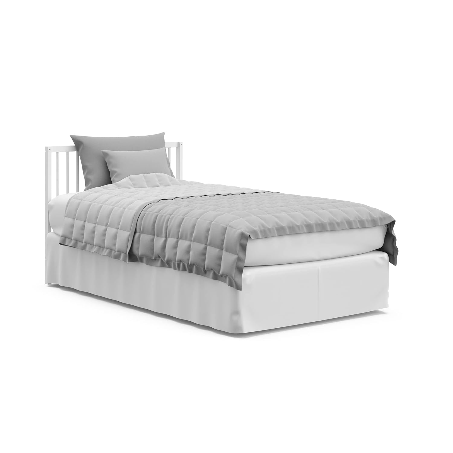 Graco Teddi 4-in-1 Convertible Mini Crib with Bonus Water-Resistant Mattress – GREENGUARD Gold Certified, 2.75-Inch Mattress Included, Small Spaces Crib, Easy 30-Minute Assembly (White)