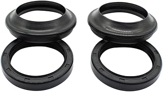 Cyleto Front Fork Oil Seal and Dust Seal Kit 41 x 53 x 8/10mm for Suzuki AN400 AN 400 Burgman 400 2003 2004 2005 2006 / AN400S Burgman Type S 2003 2004 2005 2006