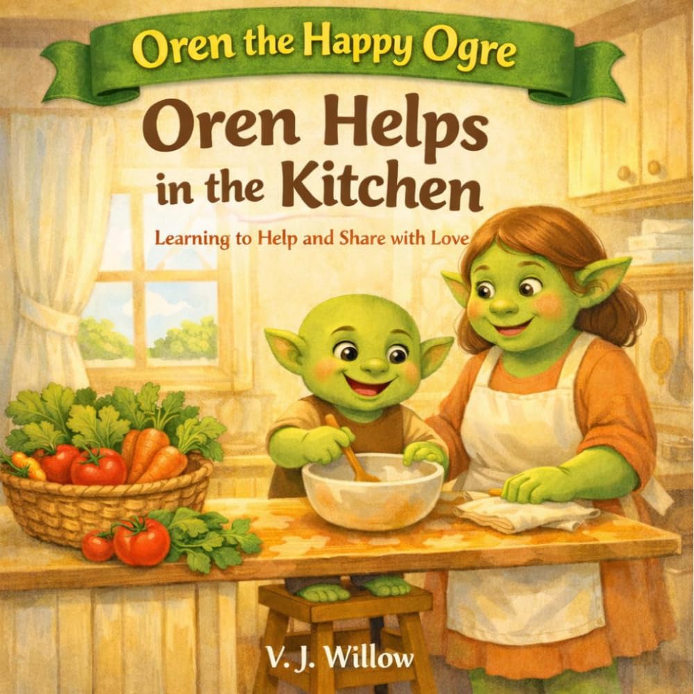 Oren Helps in the Kitchen: Learning to Help and Share with Love (Oren the Happy Ogre)