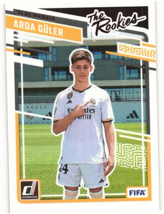 ARDA GULER 2023-24 Panini Donruss FIFA The Rookies #18 Soccer Rookie Card RC Turkey Real Madrid CF