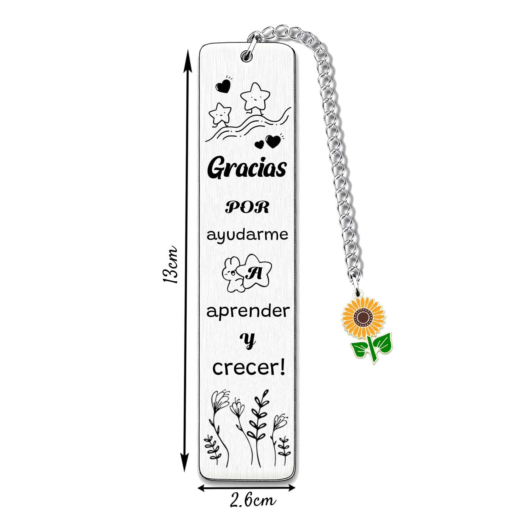 Marcapáginas Inspirador Regalos para Mujeres Hombres Maestros Jubilación Navidad (2)