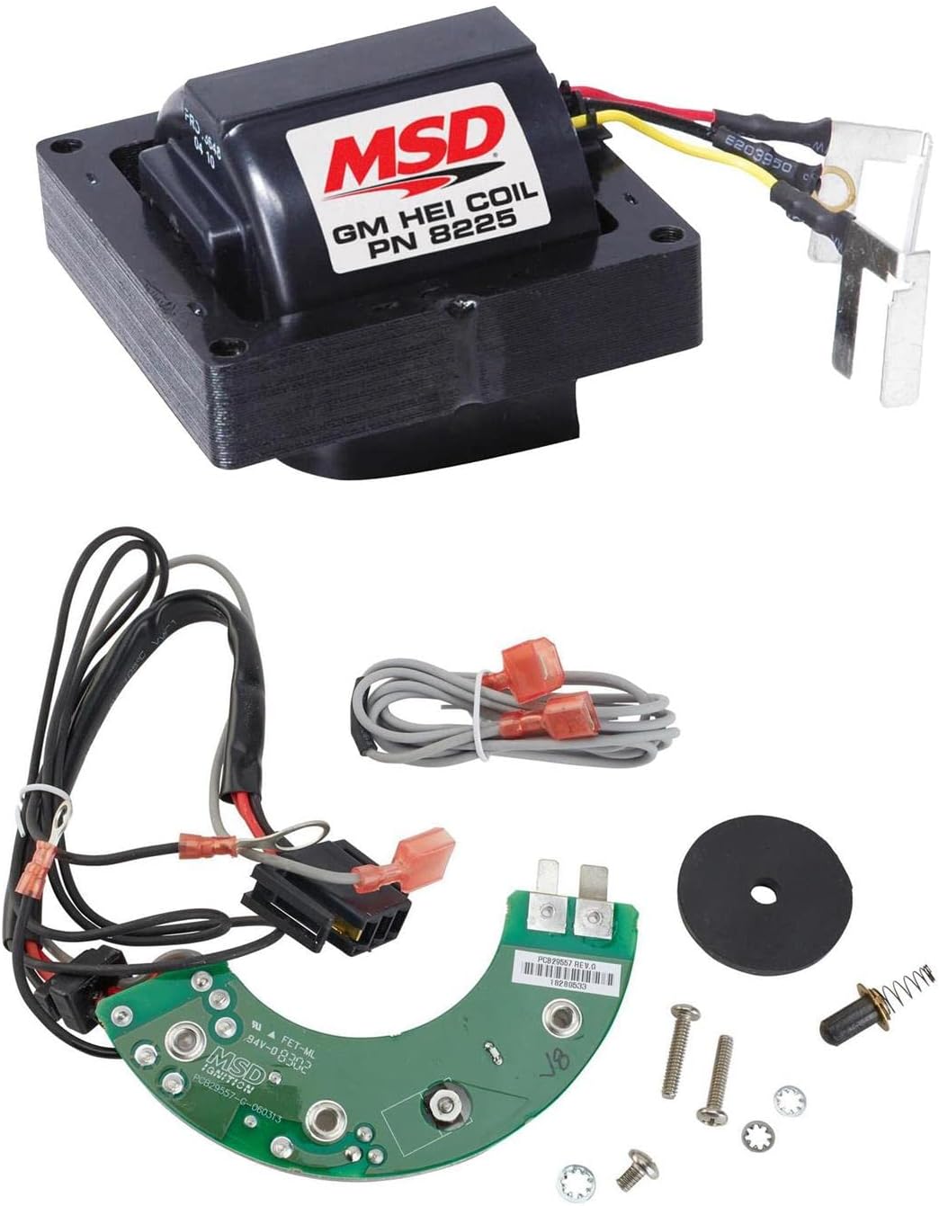 Amazon MSD Heat HEI イグニッションモジュールと高性能HEIコイルキット バイク用イグニッションコイル 車＆バイク