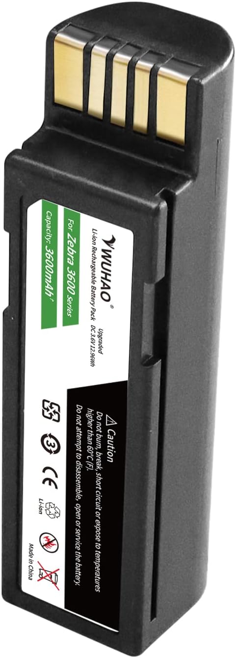 DS3678 Battery BTRY-36IAB0E-00 Upgraded 3600mAh for Zebra DS3678 DS3600 LI3678 LI3600 LS3678 LS3600 82-166537-01 Replacement