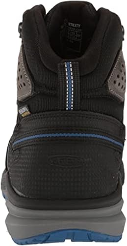 Vista 13 de KEEN Utility Zapatillas de trabajo impermeables con gancho rojo de altura media compuesta para hombre negro