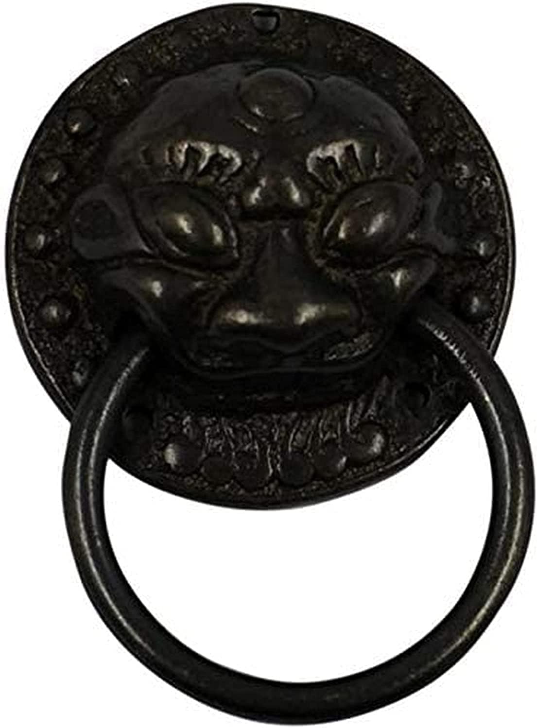 Classical Door Handle Chinese ming and Qing Dynasties Handle Antique Knocker Classical Handle Animal Head Drawer Small Handle Hardware Closet Door Handle
