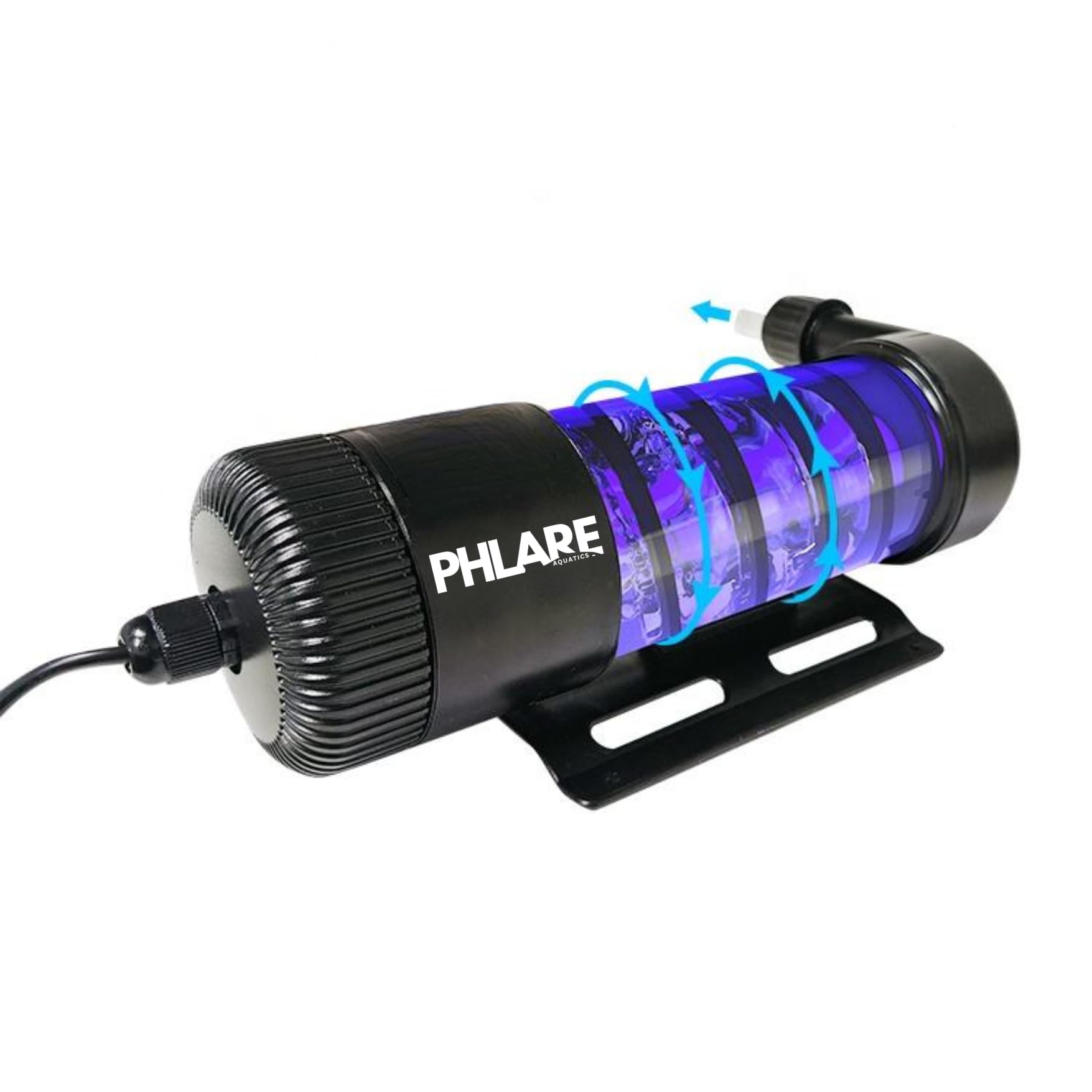 Filtro UV para acuario, luz UV externa para tanques y estanques de agua dulce y salada, 9 W