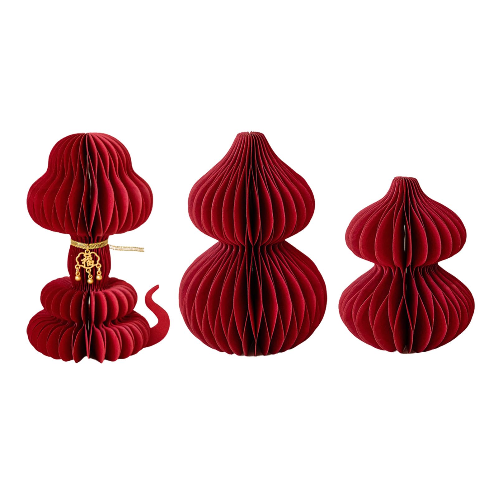 TFAOYS Unique Snake Year Theme Gourd Desktop Decoration Set for Enhancing New Year Atmospheres and Home Decors Taste Chinese New Decoration