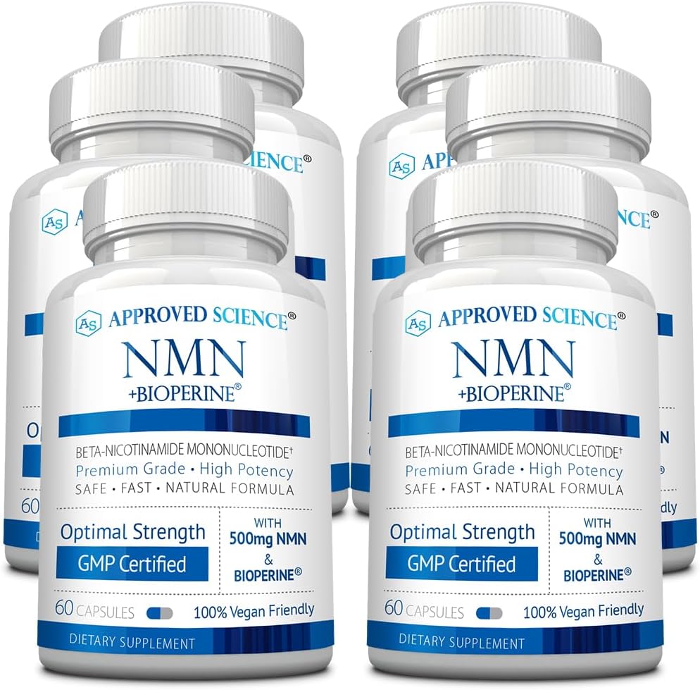 Approved Science NMN - 500mg Stable NMN - Cellular Energy, Healthy Aging - Pack of 1 - Made in USA - Vegan