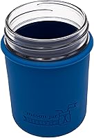 Vista 2 de Mason Jar Lifestyle Fundas de silicona de media pinta de boca regular de 8 onzas para proteger la pelota, Kerr y tarros acolchados