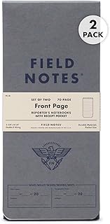 Front Page 2-Pack of Reporter's Notebooks - 3.75" x 8"