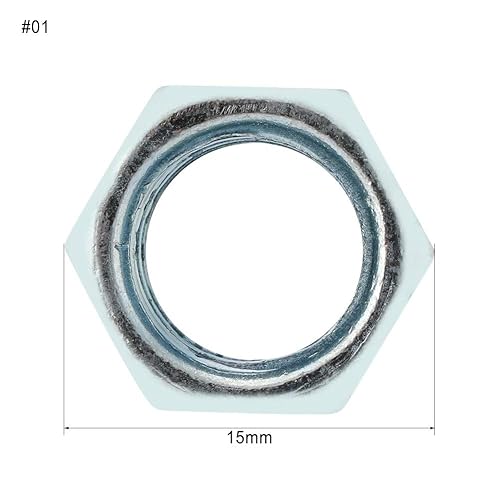 Miniatura 2 de Hilitand Tuerca de varilla larga, tuercas de acoplamiento hexagonal, tuerca hexagonal, enfrentamiento de tuerca M12x40 (0.591 in)
