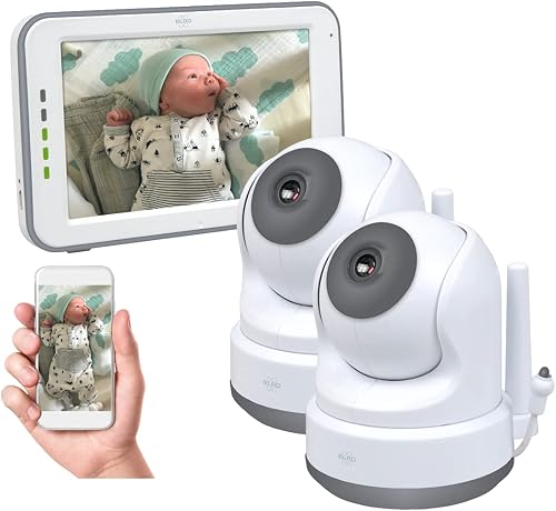Moniteur pour bébé BC3000-2 Royal avec écran tactile HD de ELRO