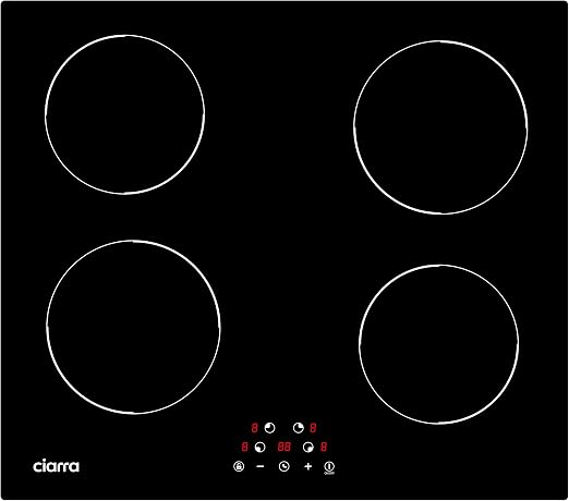 CDV 6000W Built-in Induction Cooktop 4 Burners, 24 Inch Electric