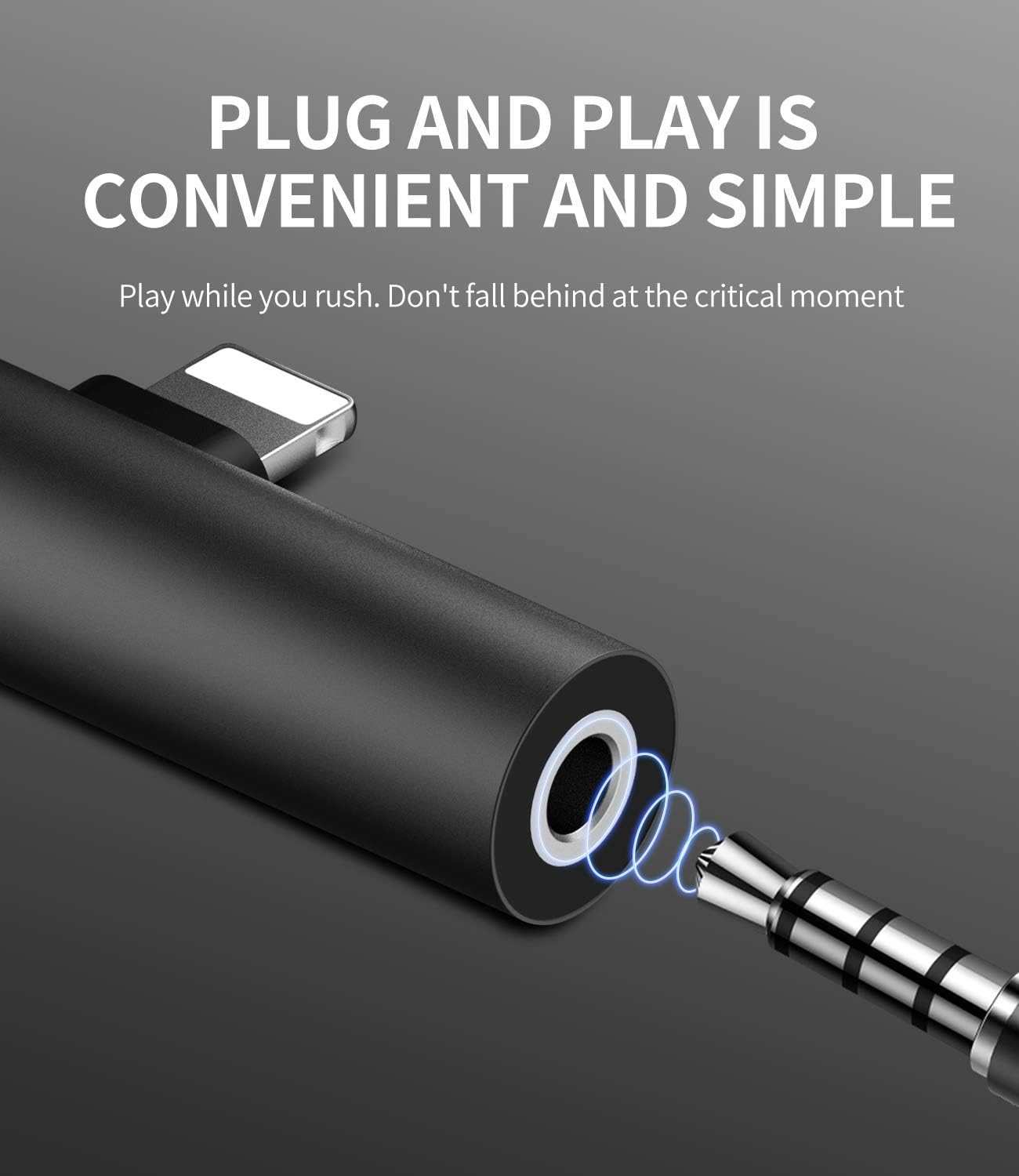 Headphone Adapter Lightning to 3.5mm AUX Audio Jack and Charger Extender Dongle Earphone Headset Splitter Compatible with iPhone 12 11 Mini pro max xs xr x se2 7 8 Plus for Ipad Air Y Cable Converter