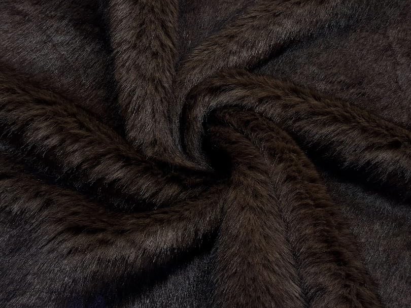 Tissu en fausse fourrure Alaskan luxe au mètre pour confection haute couture