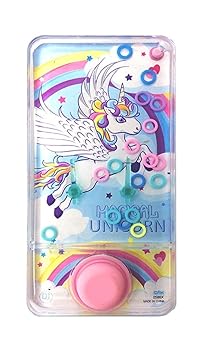 Trendy & Handy Colourful Unicorn, Transparent Water Game for Kids | Ring Game, Handheld Game, Water Video Game Console for Kids