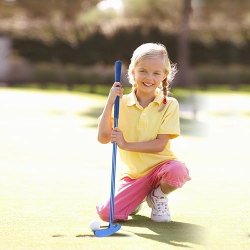 Miniatura 4 de Wassteel Kids Metal Golf Clubs Toys, Beginners Metal Golf Putter with 5 Plastic Balls, 2 Metal Golf Clubs - Outdoor Sport Toys Gift for 6 7 8 9 Year