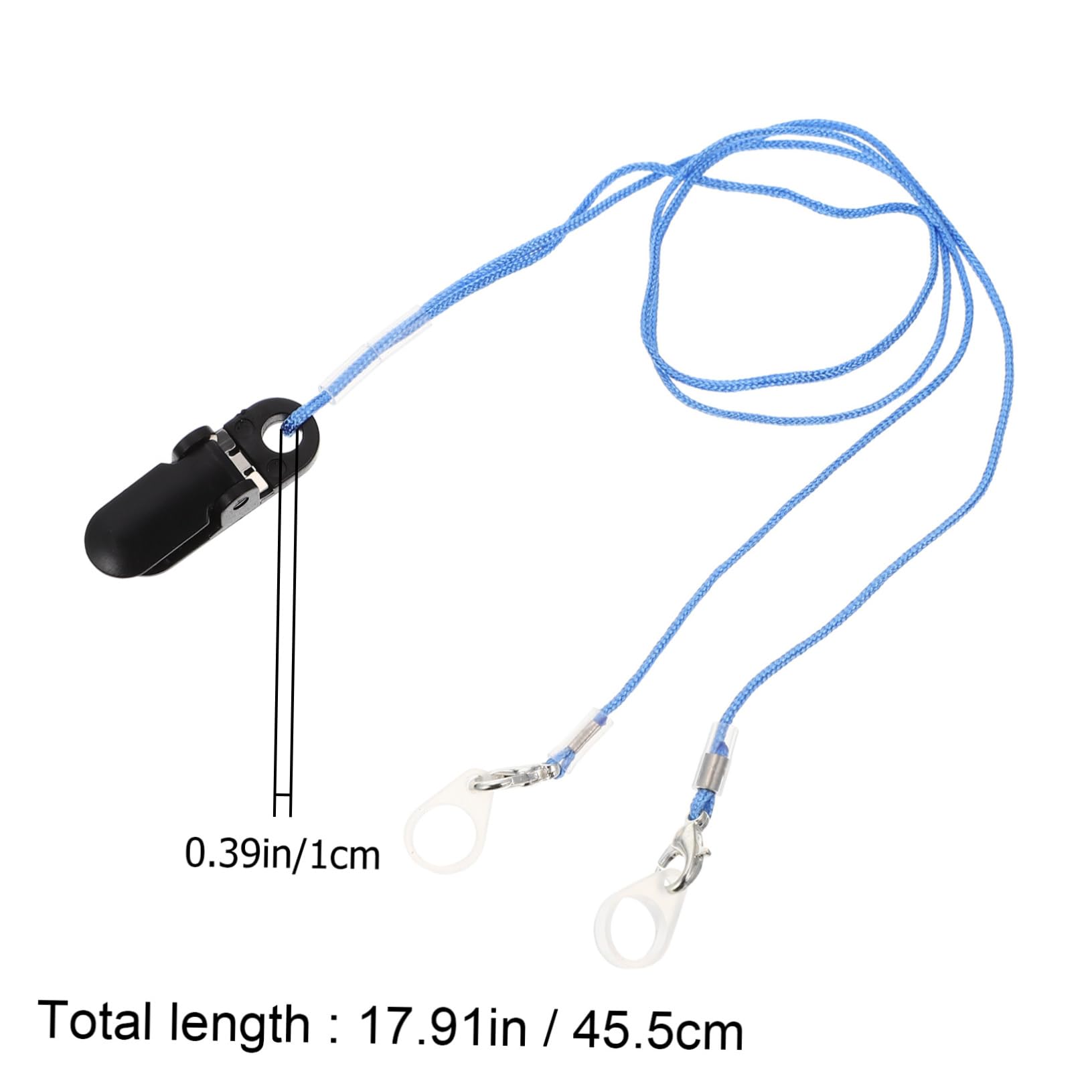 FOMIYES Lanyard Portable Rope Anti-lost Cord Senior-friendly Design Abs Nylon Material