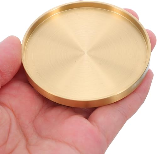 Miniatura 8 de 5 posavasos de cobre para bebidas, tapetes modernos para tazas de té, almohadillas aislantes elegantes para el hogar, hoteles y restaurantes y