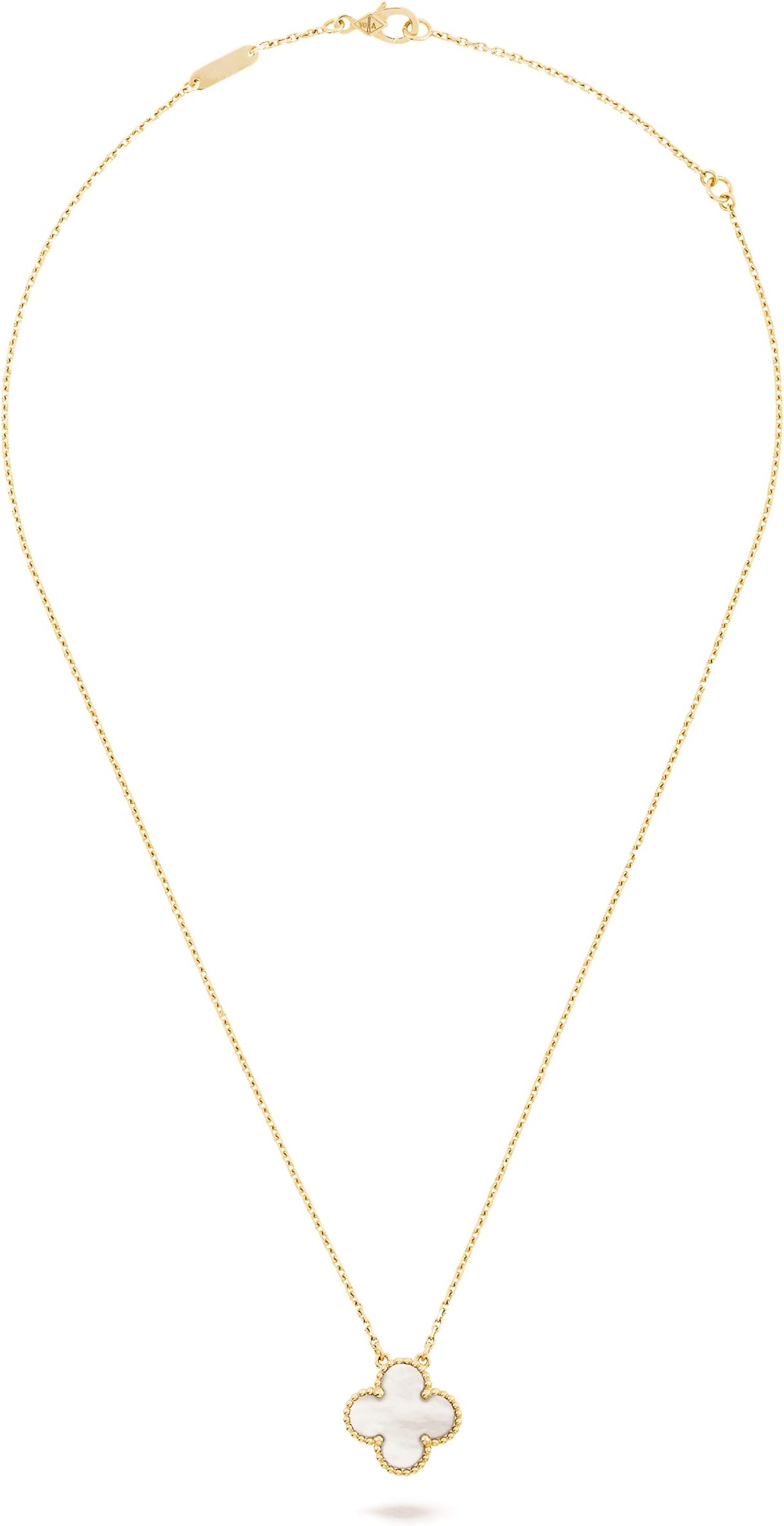Silver Necklaces for Women Girls - Good Luck - Four Clover Flower Pendant Necklace - Rose Gold /Gold Plated- Black/White/Red Agate