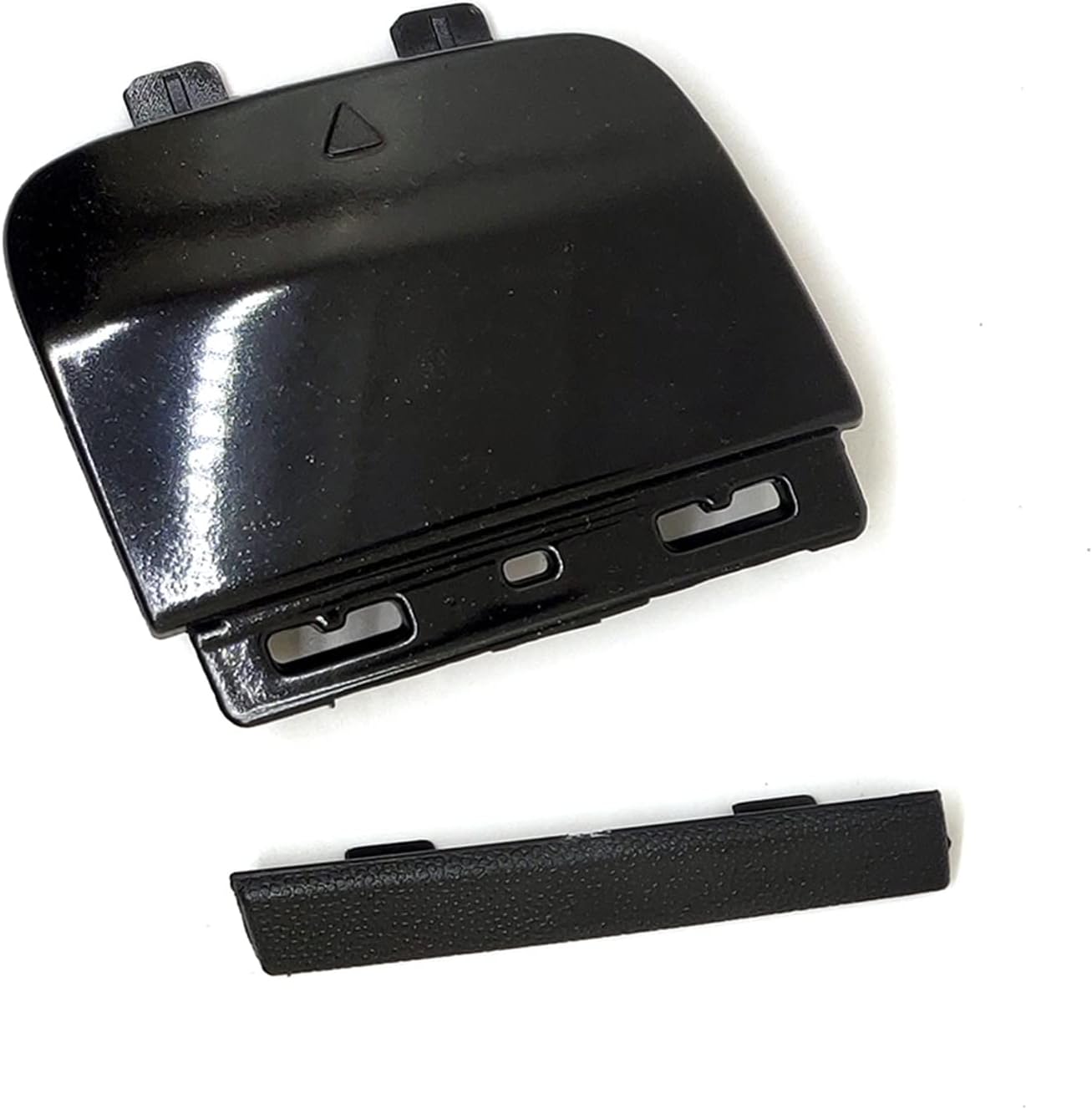 Front 2in1 Tow Cover Fit 12-16 Mercedes Benz GLA X156 for GLA180 GLA200 GLA220 GLA250 GLA45 2012 2013 2014 2015 2016 Bumper Towing Hook Eye Cap 1568850722 (Black)