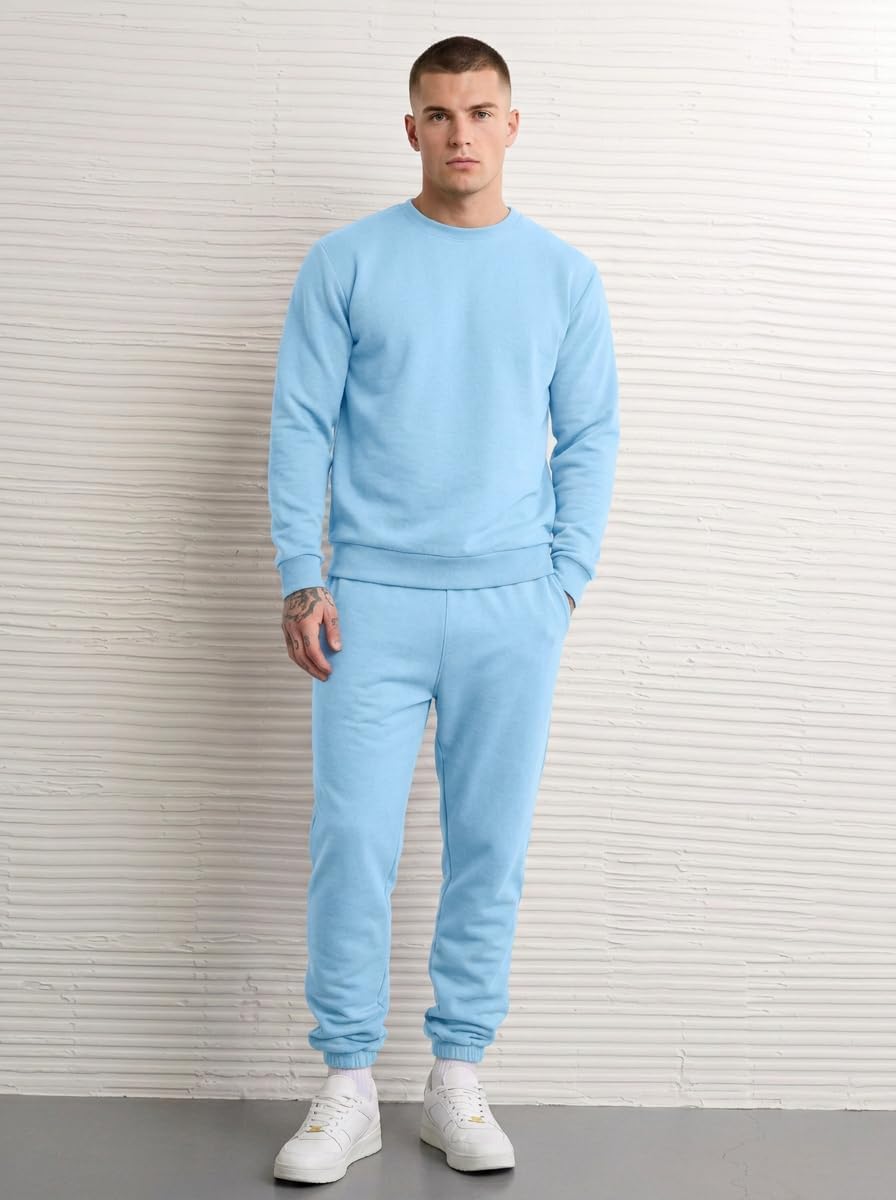 Uni Clau Men's Casual Tracksuit Athletic Sweatsuits Long Sleeve 2 Piece Outfit Running Jogging Sport Suit Sets