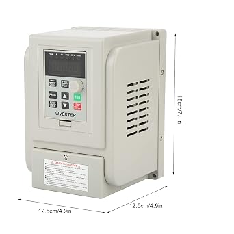 محرك التردد المتغير ، محرك التردد المتغير VFD 220VAC محول السرعة عاكس للتحكم في المحرك AC 1.5kW أحادي الطور