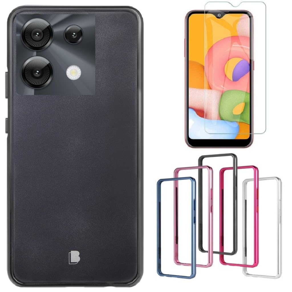 Xiangyun Cover per Umidigi G9 5G/G9A/G9T/G9C Custodia con 1 X Film di Vetro Temperato protezione - Trasparente Caso Silicone Crystal Clear Protettiva TPU Bumper Morbido Shell Case (6.75