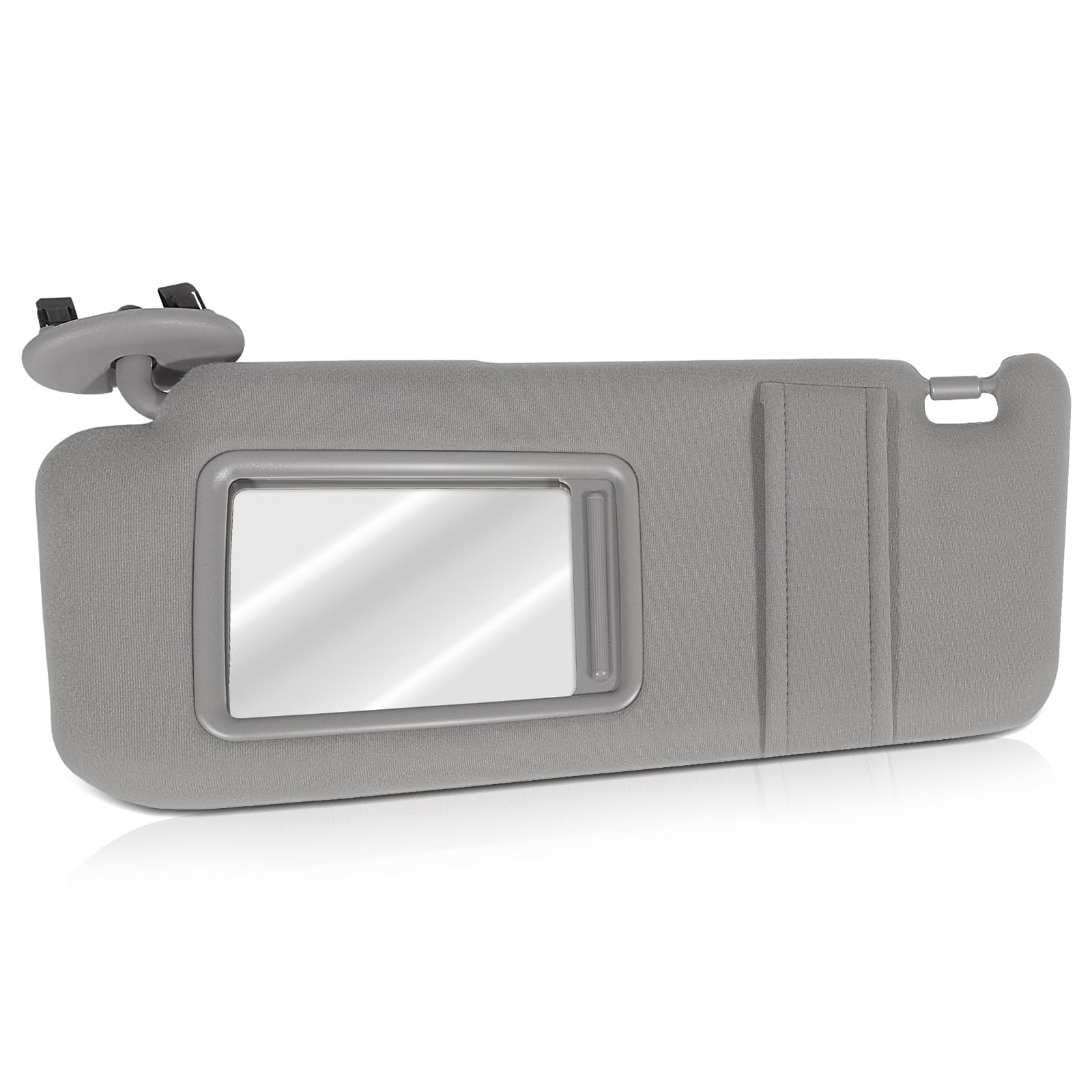 Left Driver Side Sun Visor Without Sunroof Fit for 2006 2007 2008 2009 2010 2011 for Toyota Camry Gray Sunvisor Replace 7432006780B0,04002-30506-B0,74320-06290-B2