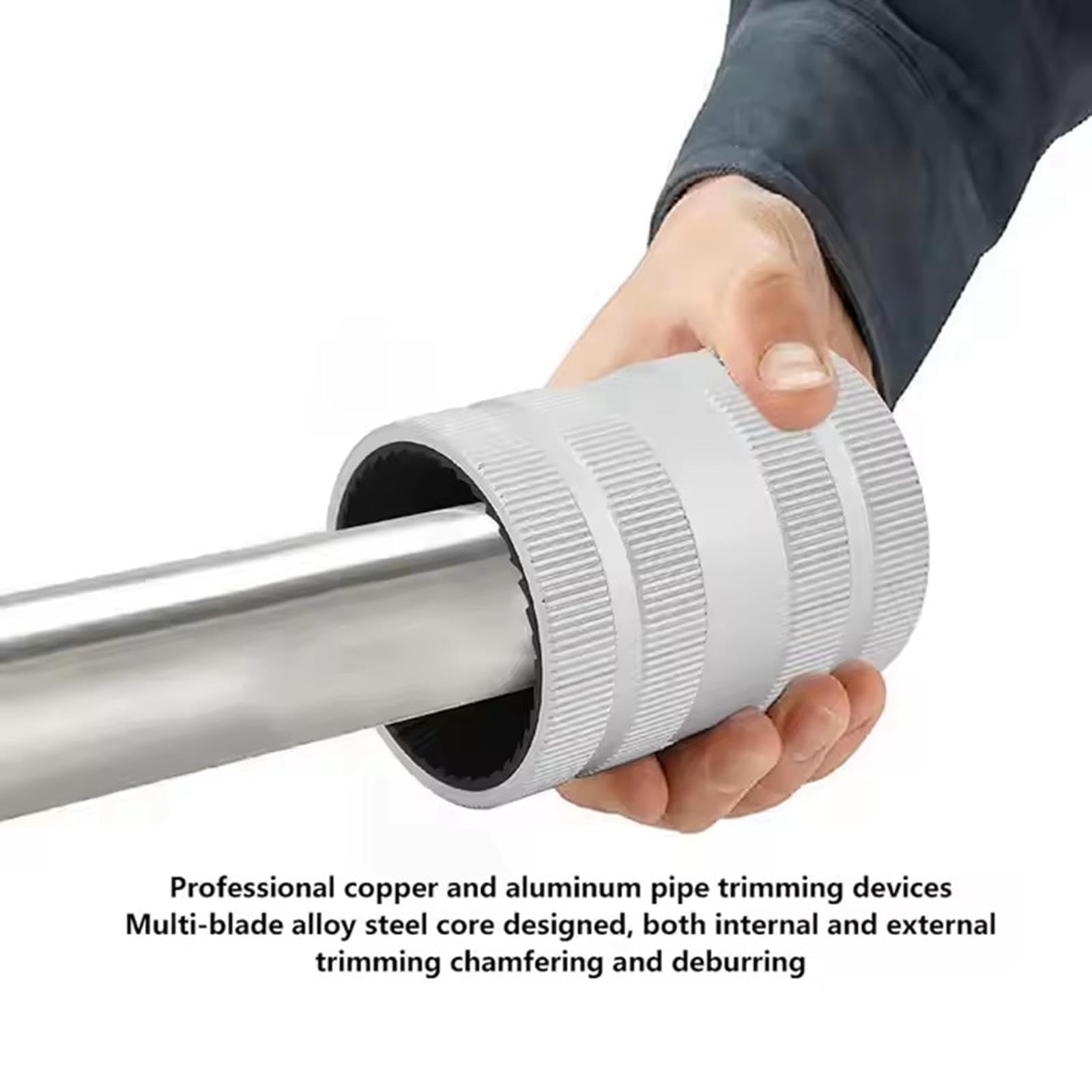 Fenteer Pipe et Tubing Outil Multifonction Ébavurage Chanfreinage Cuivre Aluminium Acier Inoxydable Alliage Précision Adaptée Aux Installations Domesti, Aucun Accessoire