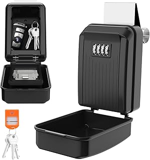 Car Window Lock Box for Turo, Car Key Lock Box with Key Labeling Tag,