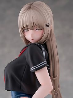 プール開放日！着替え準備中… ユズ フィギュア ガレージキットシーンの台座 Ver.1/7 スケール ABS&PVC塗装済み完成品 アニメ二次元ゲームモデル置物周辺 [並行輸入品]