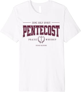 Pentecost Holy Spirit Christian Religious Catholic Event Premium T-Shirt