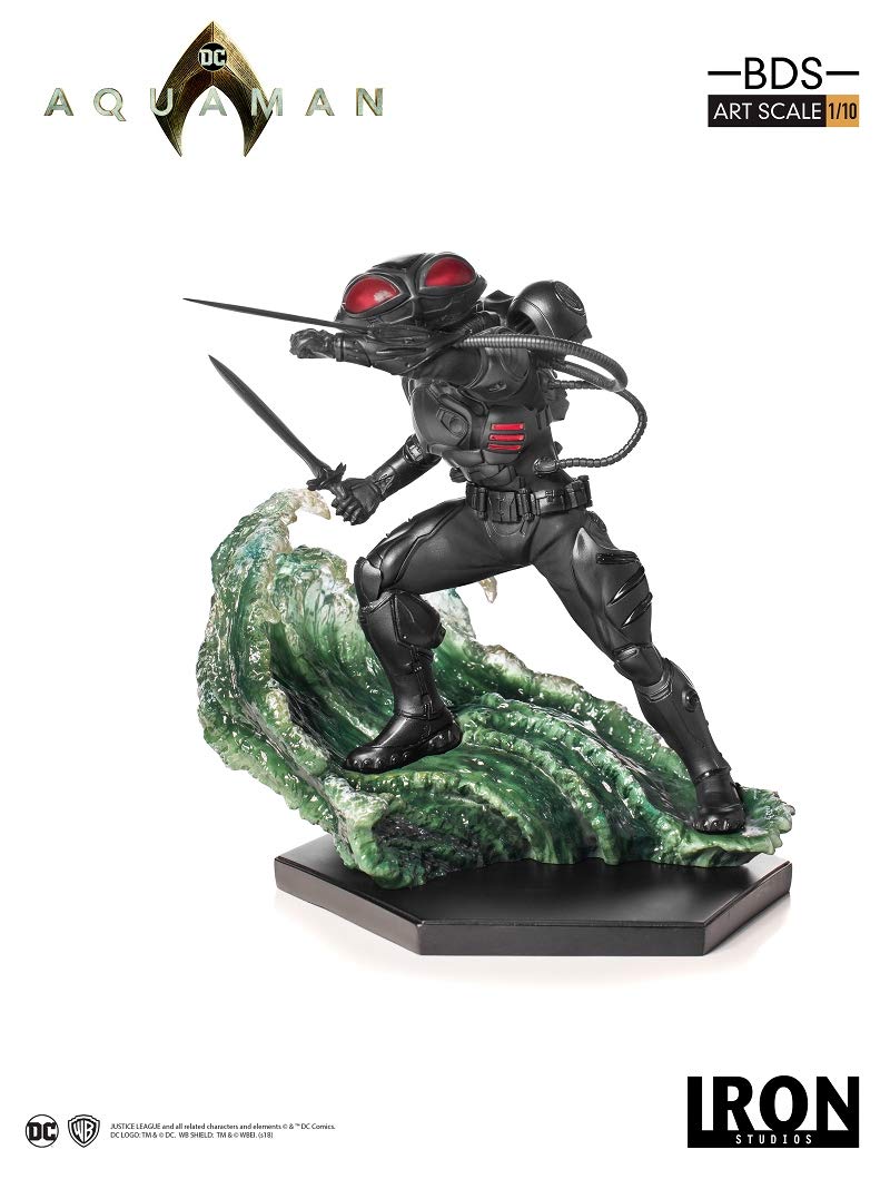 Amazon.co.jp: アクアマン/ ブラックマンタ 1/10 バトルジオラマ 