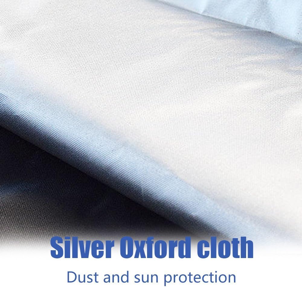 60in Swing Seat Replacement Cover Porch Swing Cushion Cover Oxford Cloth Garden Swing Seat Cover Waterproof Swing Bench Cover For 2/3 Seat Hanging Bench(Blue)