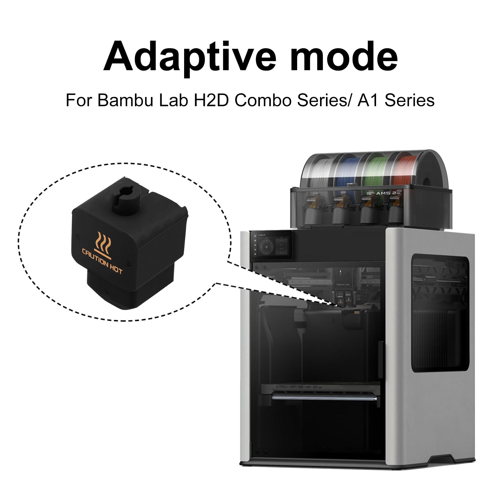 Amazon.com: 5Packs Silicone Sock for Bamboo Lab H2D Hotend,High