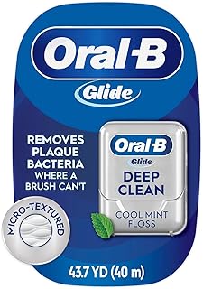 Oral-B, Glide Deep Clean Floss Cool Mint 43.70 Yards by Glide, 1 Count