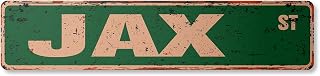 JAX Vintage Plastic Street Sign Childrens Name Room Sign | Indoor/Outdoor | 18" Wide