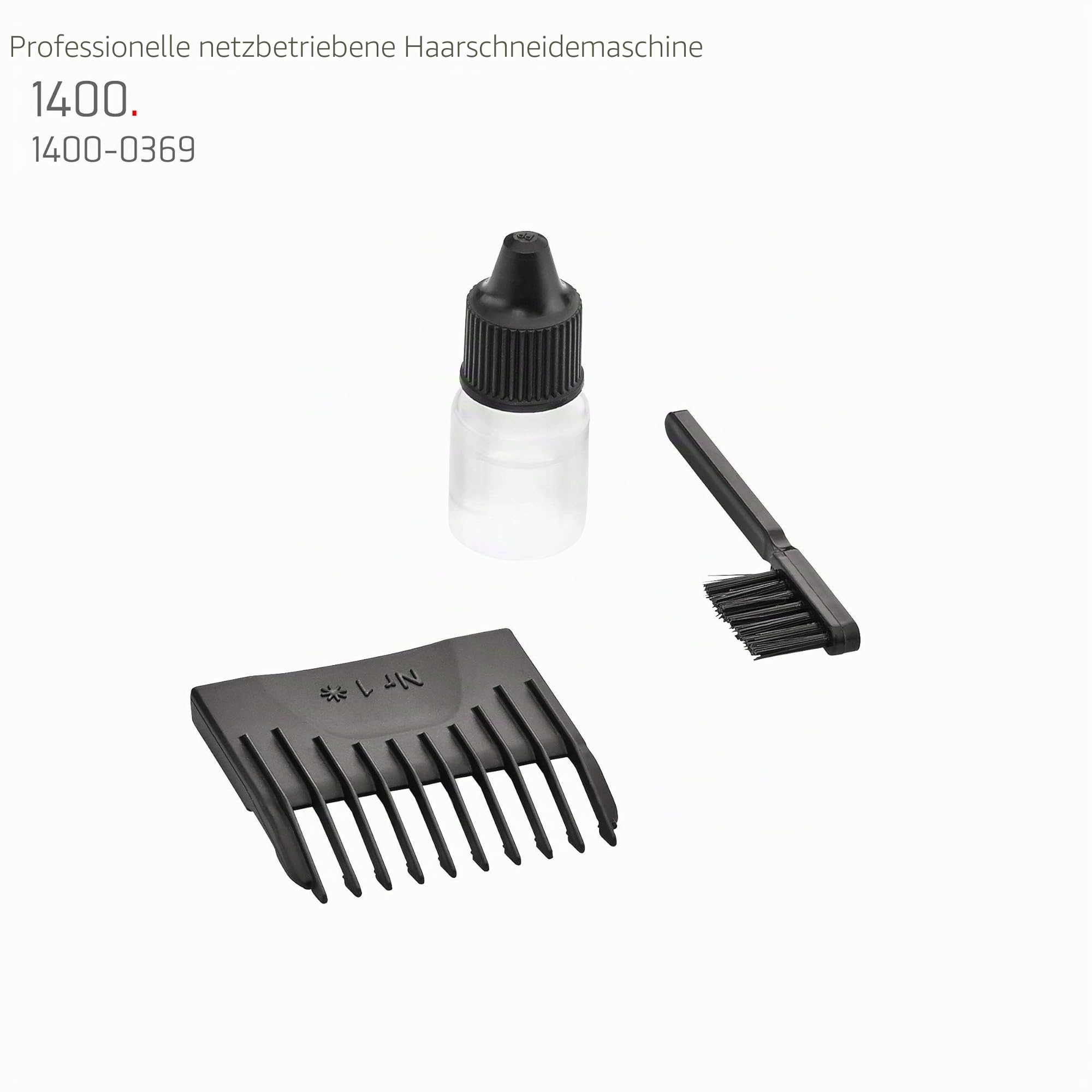 Moser 1400 Haarschneider für Männer, clipper, mit Kabel, mit Zubehör, mit 5 arretierbaren Positionen (0,7 bis 3 mm), ein Aufsteckkamm 4,5 mm