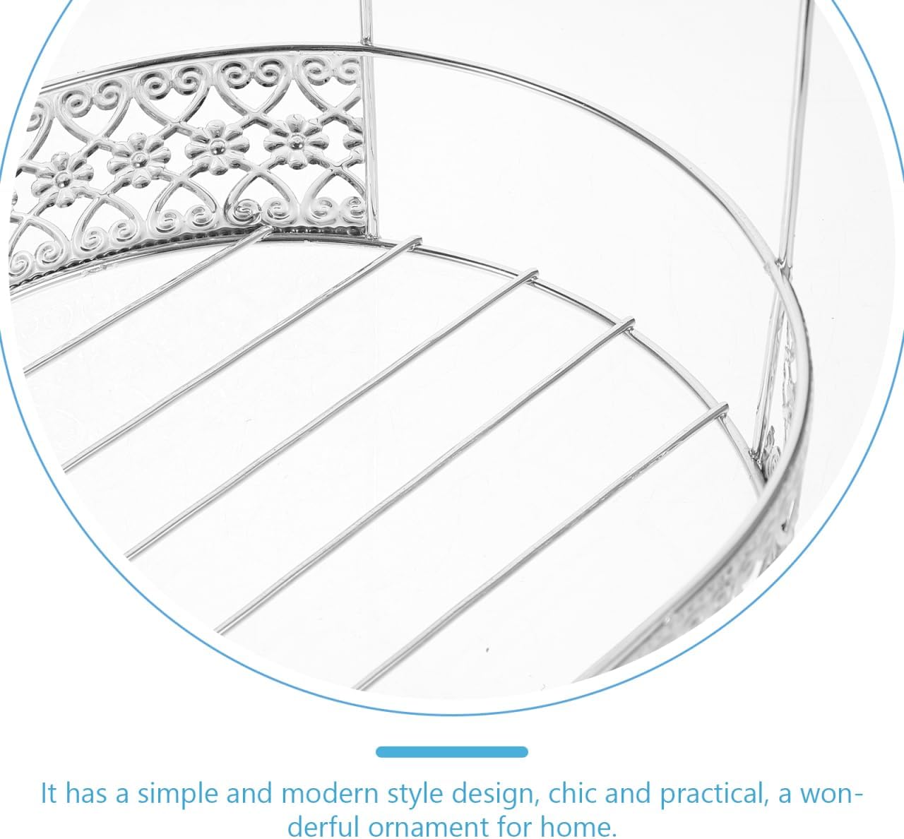 PRETYZOOM Coffee Cup Holder Iron Mug Rack with Drainage Tray Kitchen Display Shelf for 6 Cups Sugar Jar Milk Jug and Teapot Home and Office Storage Organizer