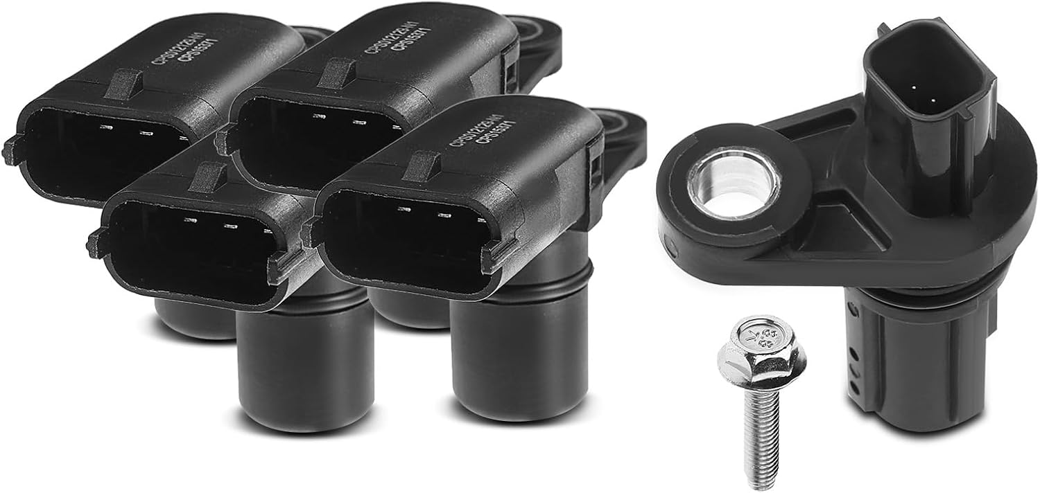 A-Premium 5-PC Engine Camshaft Crankshaft Position Sensor Compatible with Chevrolet Equinox, Malibu, Traverse, Impala, Camaro & GMC Terrain & Buick Enclave & Cadillac SRX & Saab 9-5 & Saturn Outlook