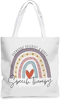 Speech Language Pathology Gifts - Speech Therapy Tote Bag SLP Gifts for Speech Language Pathologist SLP Graduation Gifts