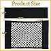 2 Pack Universal Mesh Cargo Net Car Storage Net, Universal Mesh Cargo Net, Wall Sticker Organizer Pouch Bag Storage, Organizers Fit for Cars, SUVs, Trucks(15.75 * 9.84 Inch)