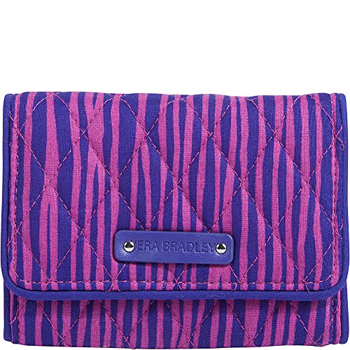 Vera Bradley Petite Trifold Wallet Impressionista Stripe