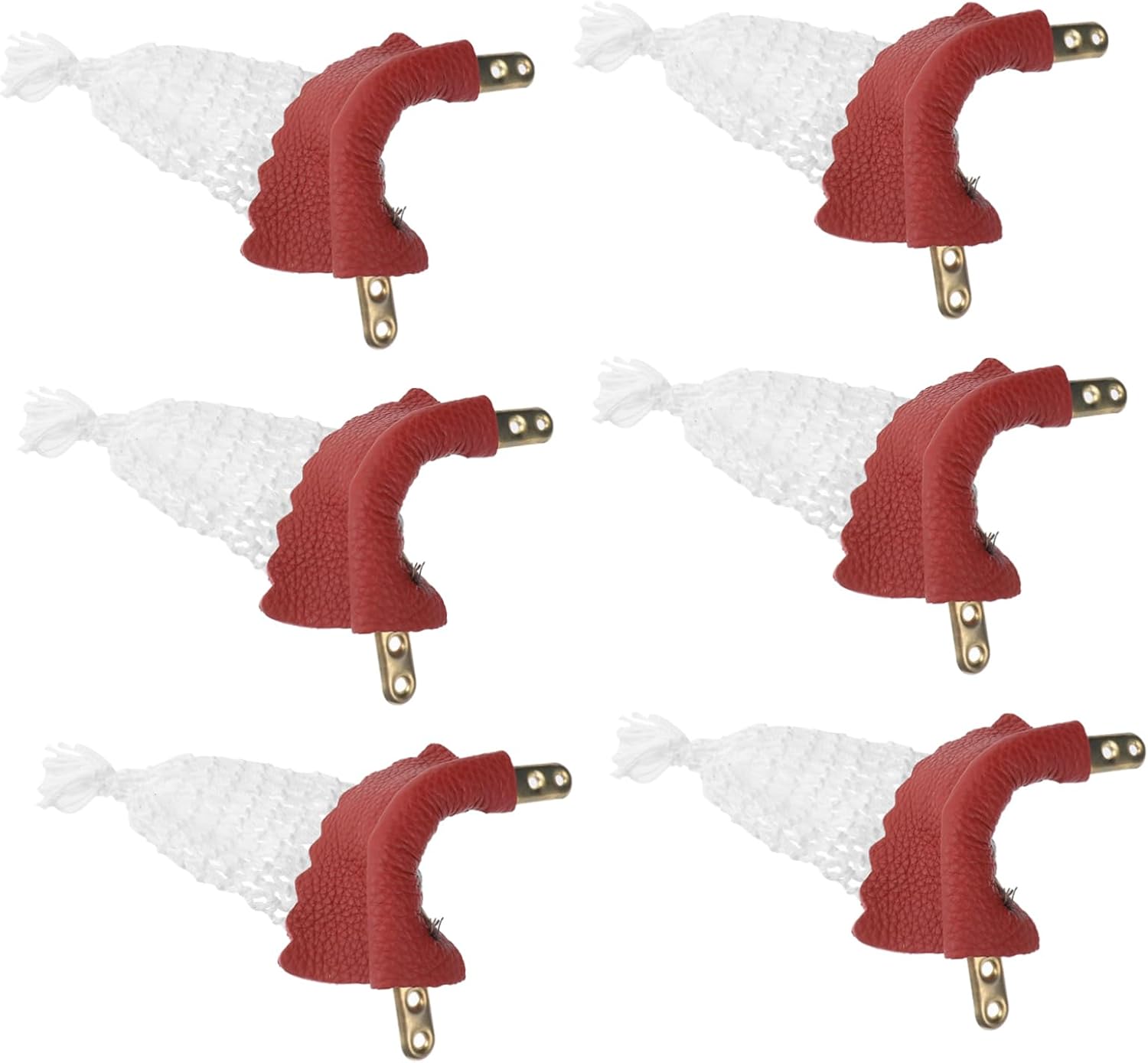 Milisten Pool Table Accessories Billiard Nets Heavy Duty Leather Pockets Snooker Pockets Kit