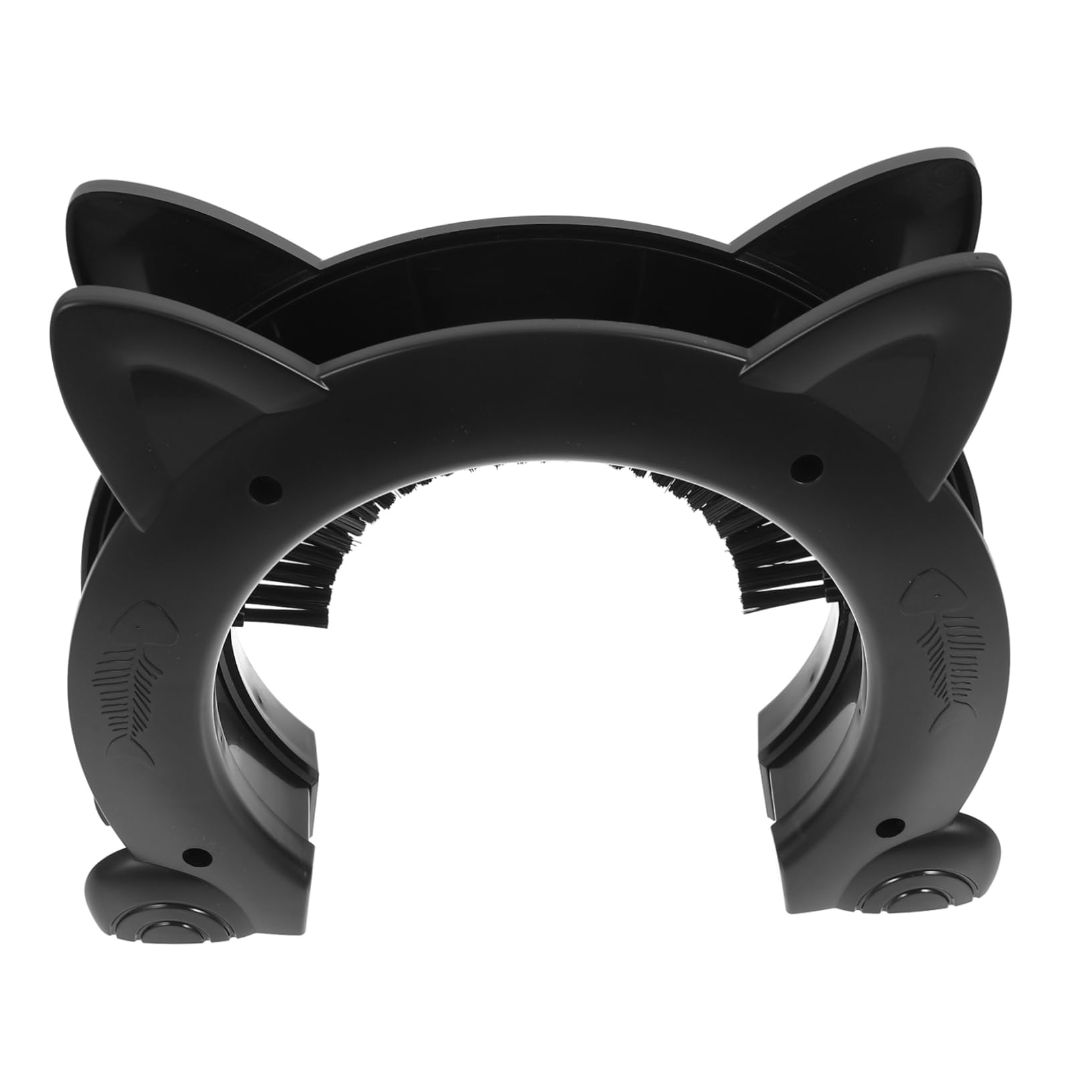 Puerta para gatos ideal para dar acceso al arenero interior y peinar el pelaje