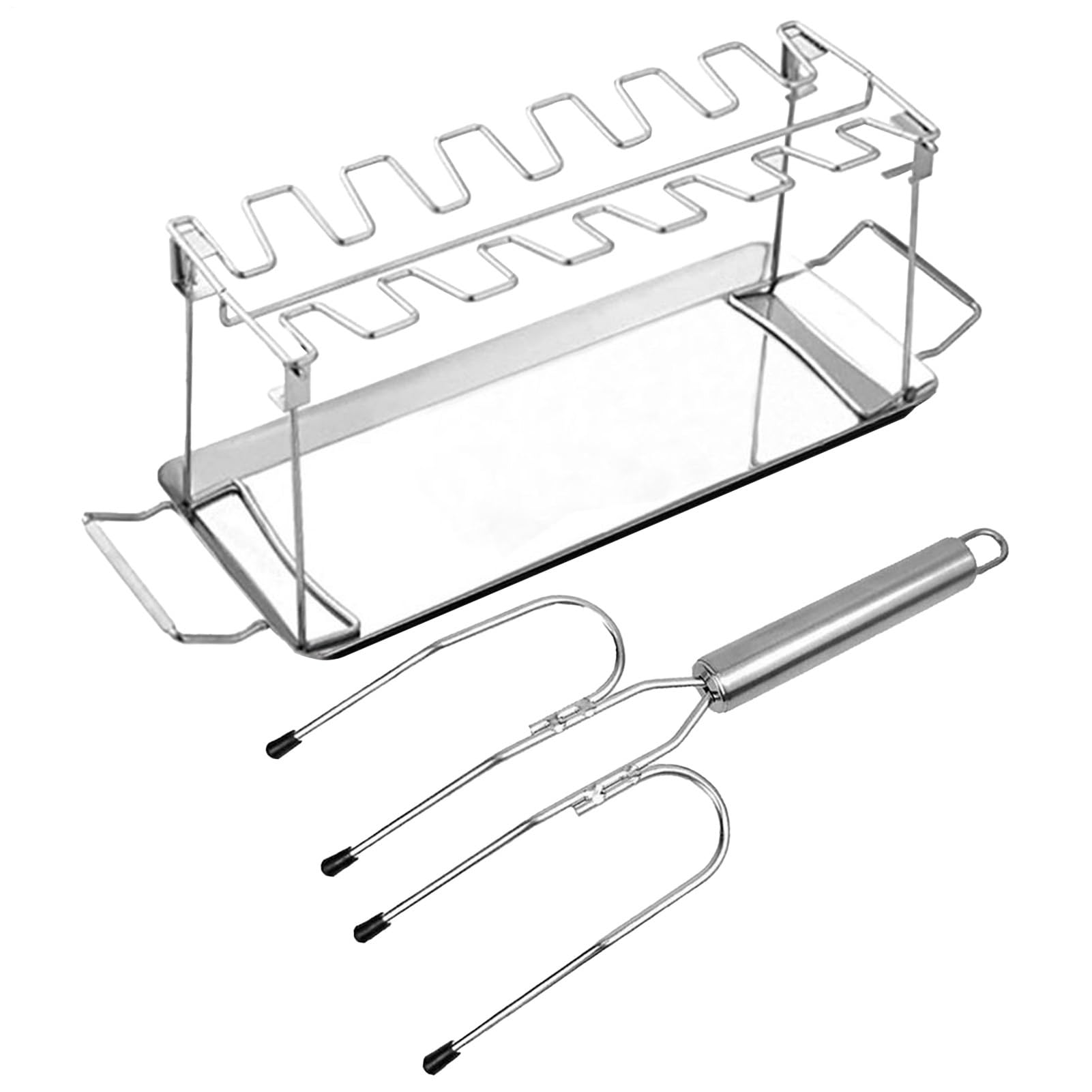 Soporte para patas de pollo de acero inoxidable con acabados de alta resistencia